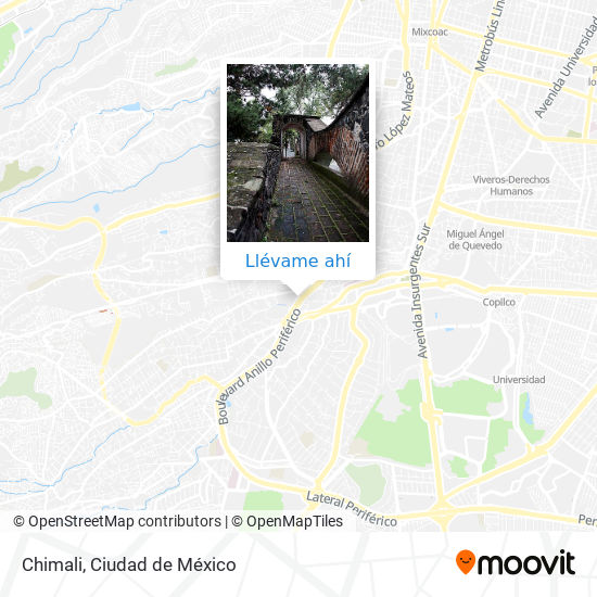 Mapa de Chimali