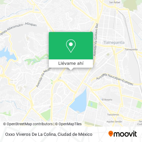 Mapa de Oxxo Viveros De La Colina