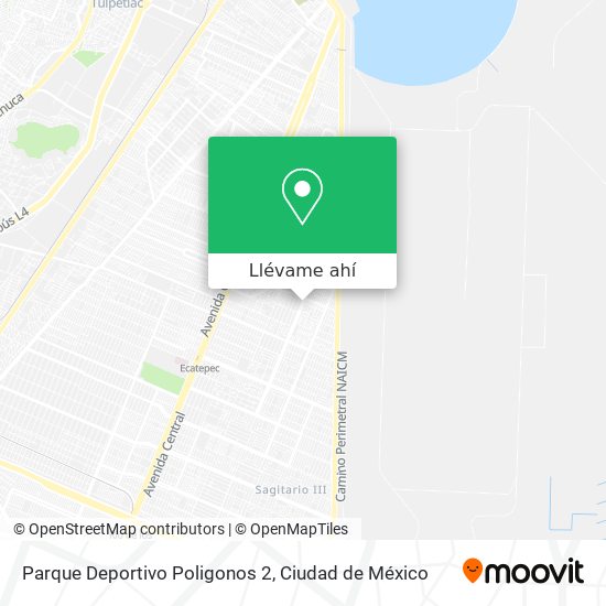 Mapa de Parque Deportivo Poligonos 2
