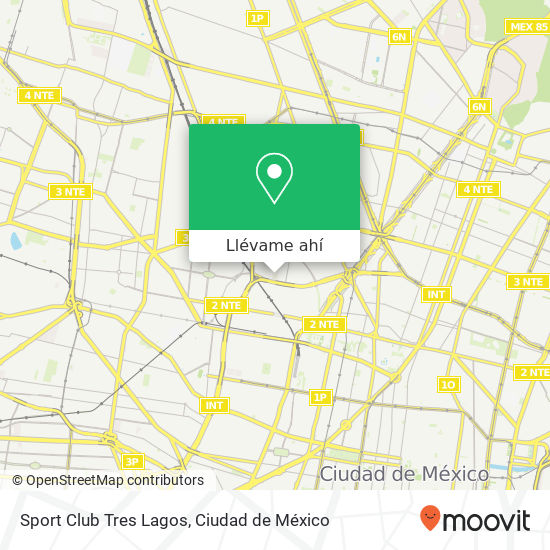 Mapa de Sport Club Tres Lagos