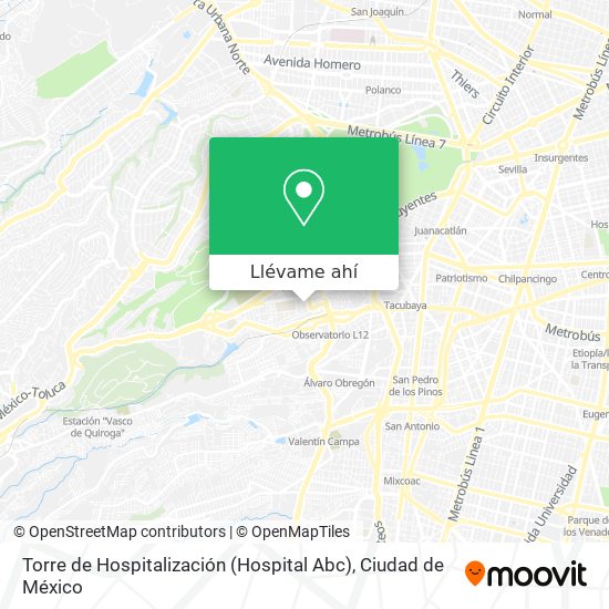 Mapa de Torre de Hospitalización (Hospital Abc)