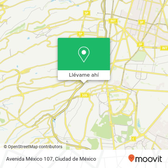 Mapa de Avenida México 107