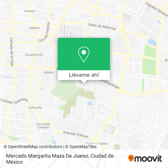 Mapa de Mercado Margarita Maza De Juarez