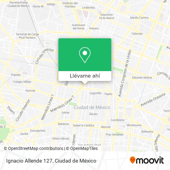 Mapa de Ignacio Allende 127