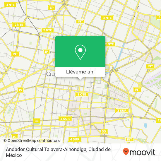Mapa de Andador Cultural Talavera-Alhondiga