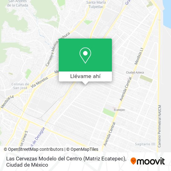 Cómo llegar a Las Cervezas Modelo del Centro (Matriz Ecatepec) en Ecatepec  De Morelos en Autobús o Metro?