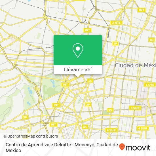 Mapa de Centro de Aprendizaje Deloitte - Moncayo