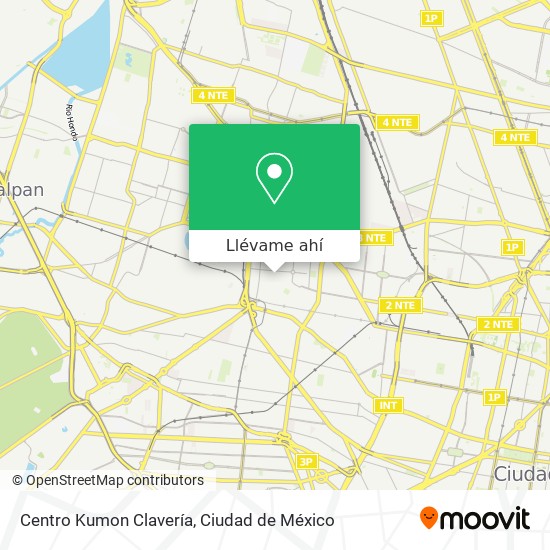 Mapa de Centro Kumon Clavería