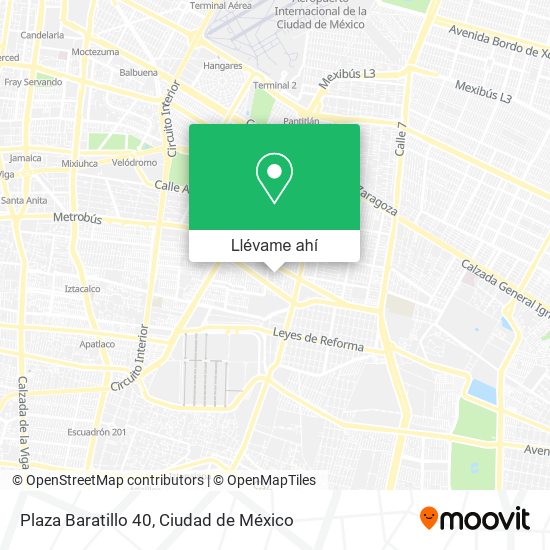 Mapa de Plaza Baratillo 40