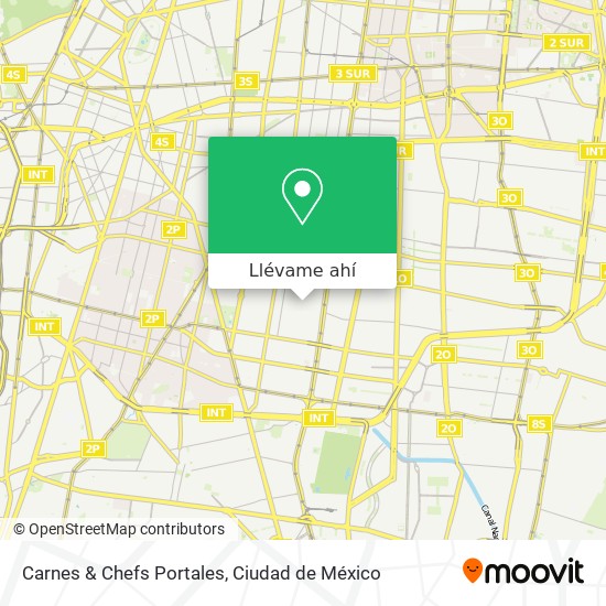 Mapa de Carnes & Chefs Portales