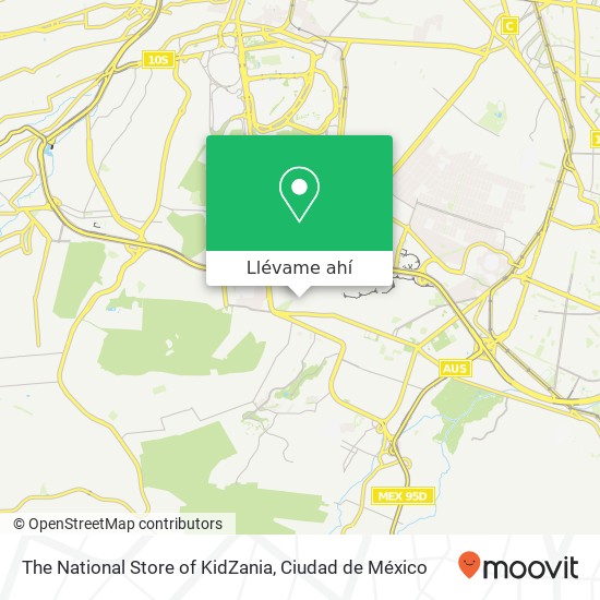 Mapa de The National Store of KidZania