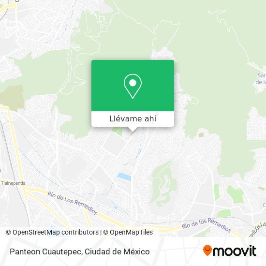 Mapa de Panteon Cuautepec