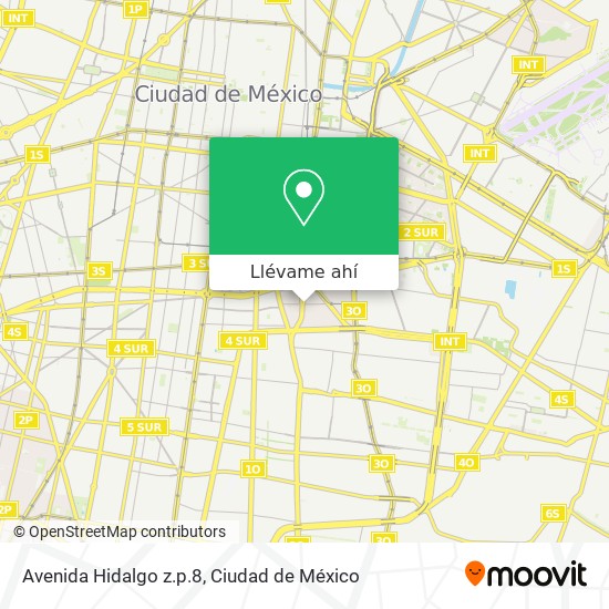 Mapa de Avenida Hidalgo z.p.8