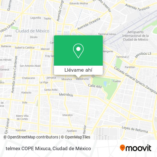 Mapa de telmex COPE Mixuca