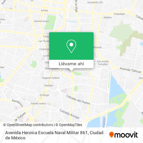 Mapa de Avenida Heroica Escuela Naval Militar 861