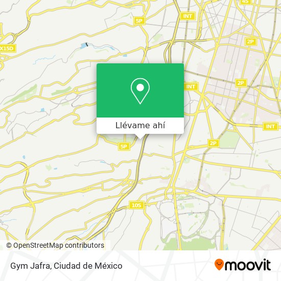 Mapa de Gym Jafra