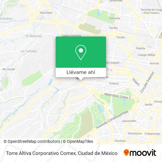 Cómo llegar a Torre Altiva Corporativo Comex en Naucalpan De Juárez en  Autobús o Metro?