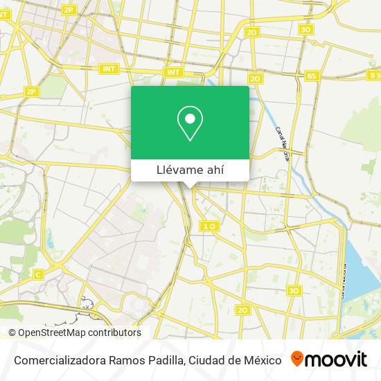 Mapa de Comercializadora Ramos Padilla