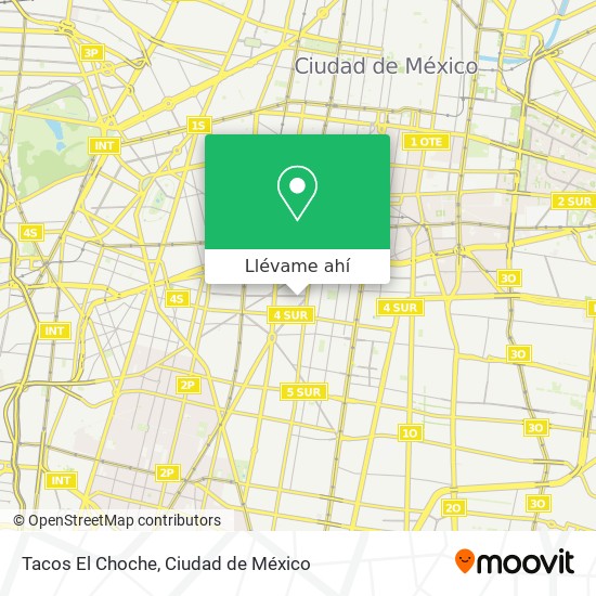 Mapa de Tacos El Choche