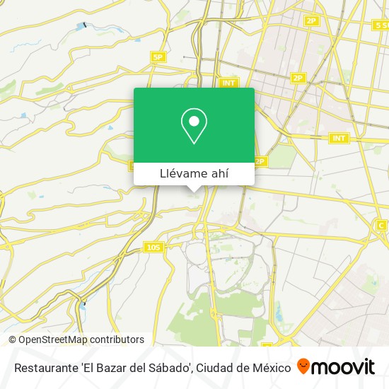 Mapa de Restaurante 'El Bazar del Sábado'