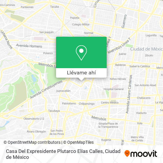 Mapa de Casa Del Expresidente Plutarco Elías Calles