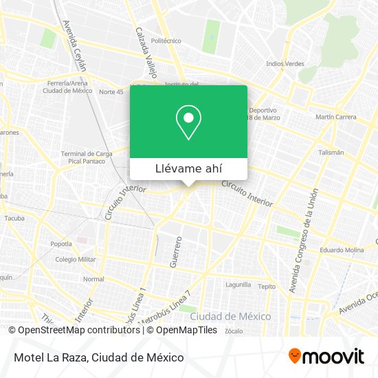Mapa de Motel La Raza