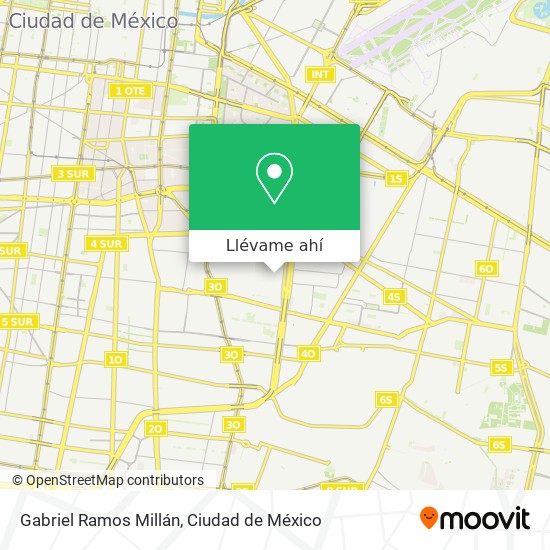 Mapa de Gabriel Ramos Millán
