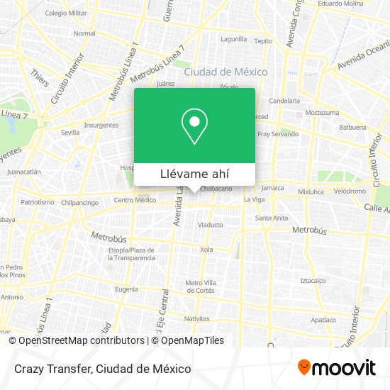 Mapa de Crazy Transfer