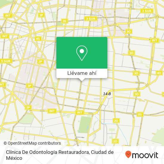Mapa de Clínica De Odontología Restauradora