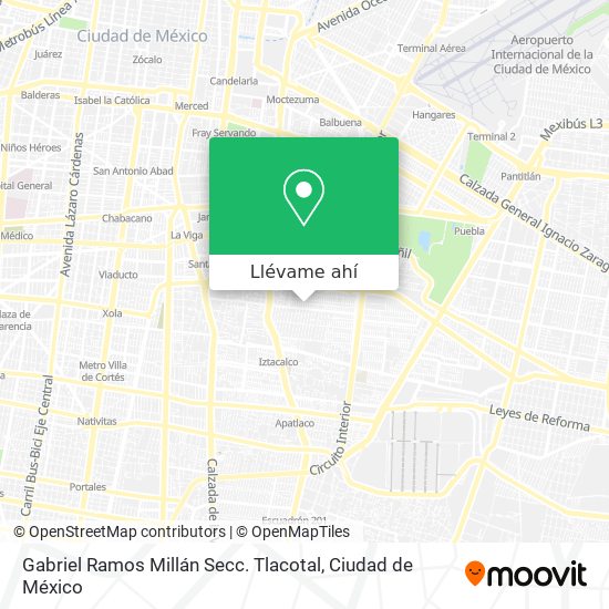 Mapa de Gabriel Ramos Millán Secc. Tlacotal