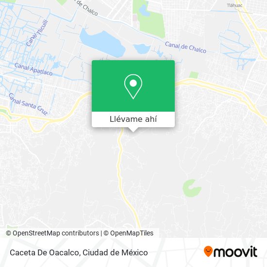 Mapa de Caceta De Oacalco