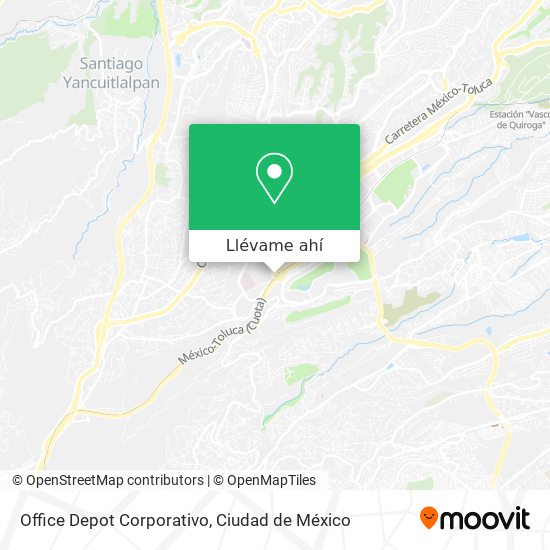 Cómo llegar a Office Depot Corporativo en Huixquilucan en Autobús?