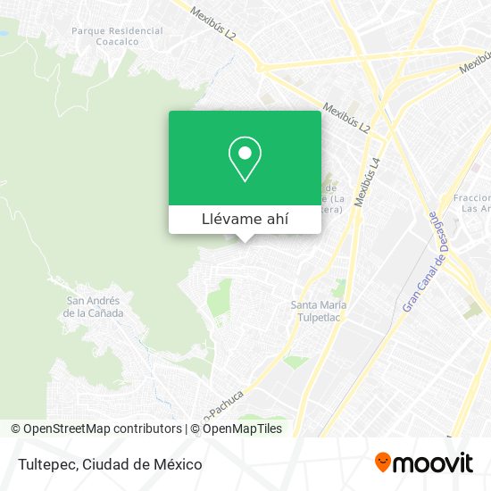 Mapa de Tultepec