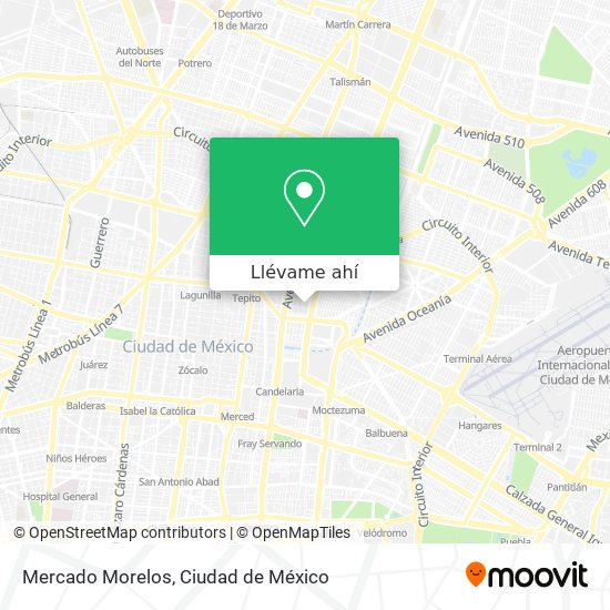 Mapa de Mercado Morelos