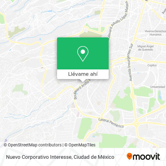 Mapa de Nuevo Corporativo Interesse