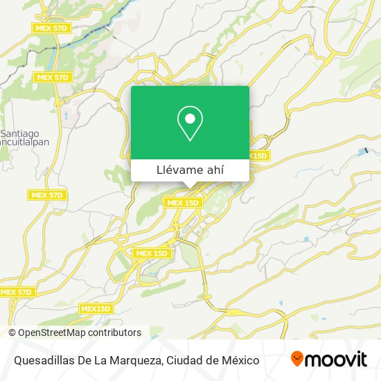 Mapa de Quesadillas De La Marqueza