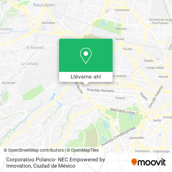 Mapa de Corporativo Polanco- NEC Empowered by Innovation