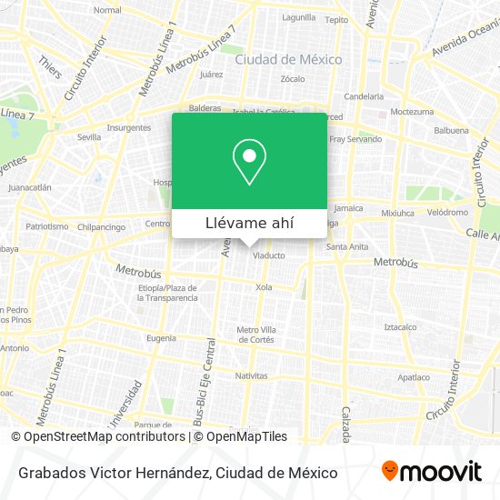 Mapa de Grabados Victor Hernández