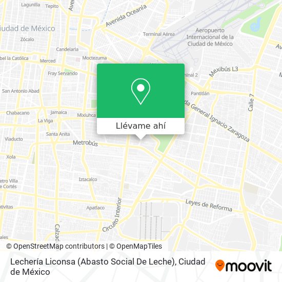 Mapa de Lechería Liconsa (Abasto Social De Leche)