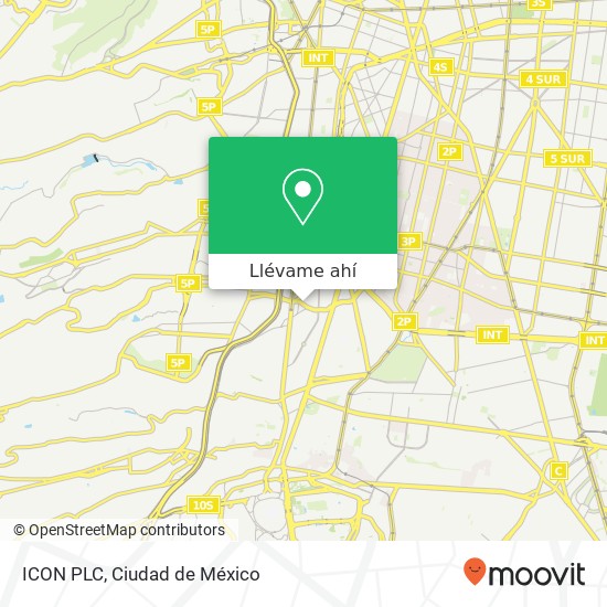 Mapa de ICON PLC