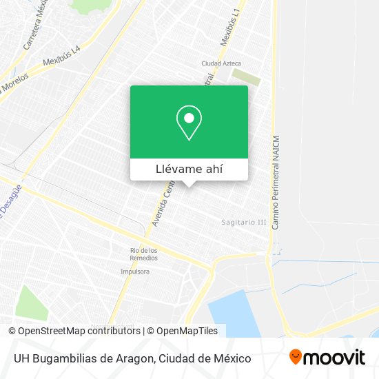 Cómo llegar a UH Bugambilias de Aragon en Tlalnepantla en Autobús o Metro?