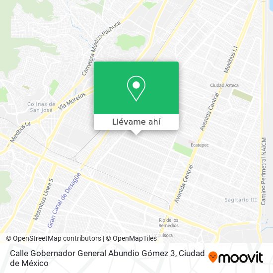 Mapa de Calle Gobernador General Abundio Gómez 3