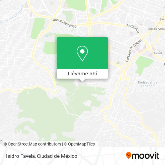 Mapa de Isidro Favela