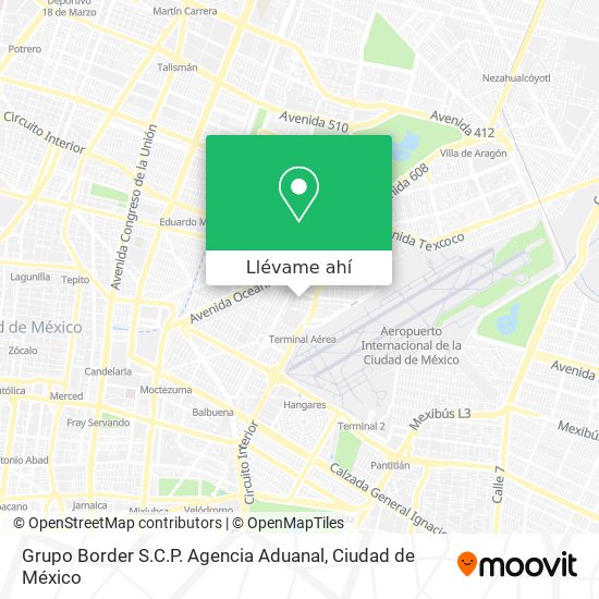 Mapa de Grupo Border S.C.P. Agencia Aduanal