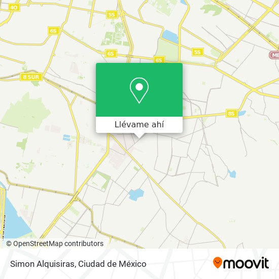 Mapa de Simon Alquisiras