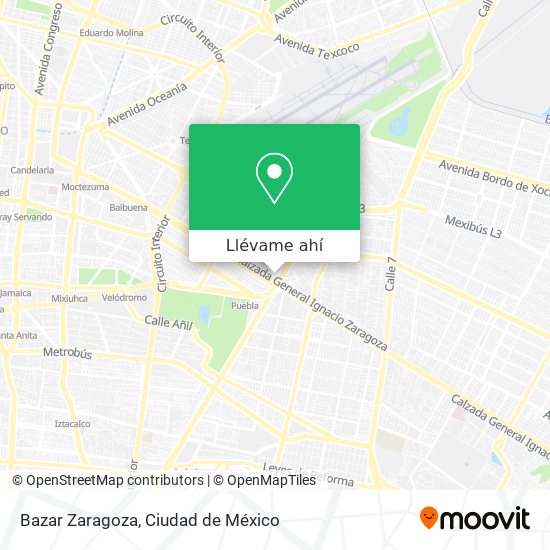 Mapa de Bazar Zaragoza