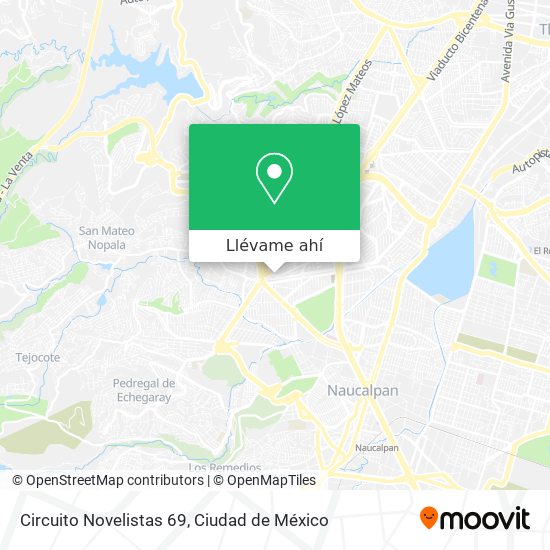 Mapa de Circuito Novelistas 69