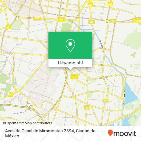 Mapa de Avenida Canal de Miramontes 2394
