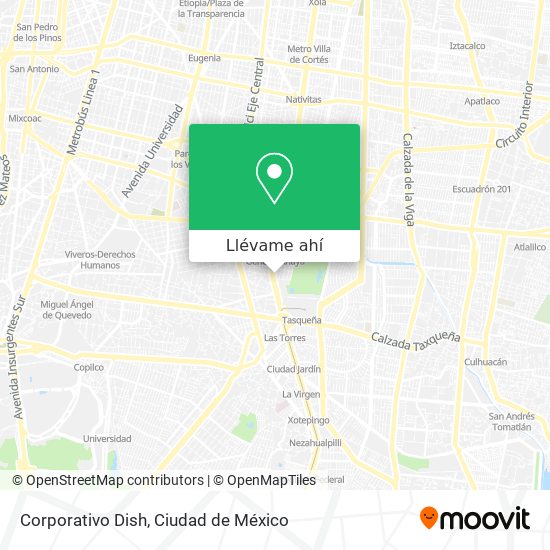 Mapa de Corporativo Dish