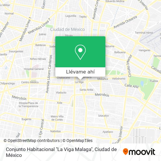 Mapa de Conjunto Habitacional "La Viga Malaga"